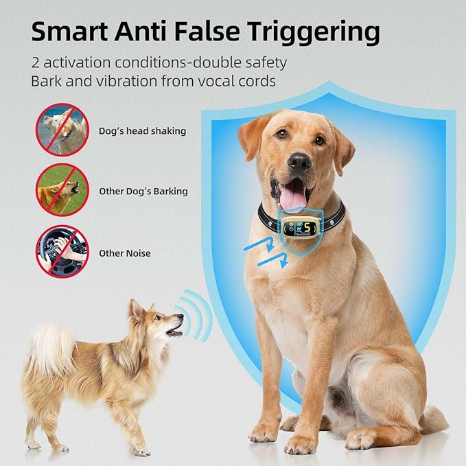 FAFAFROG Dog Bark Collar, Rechargeable Smart Collar, Anti Barking Training - Image 4