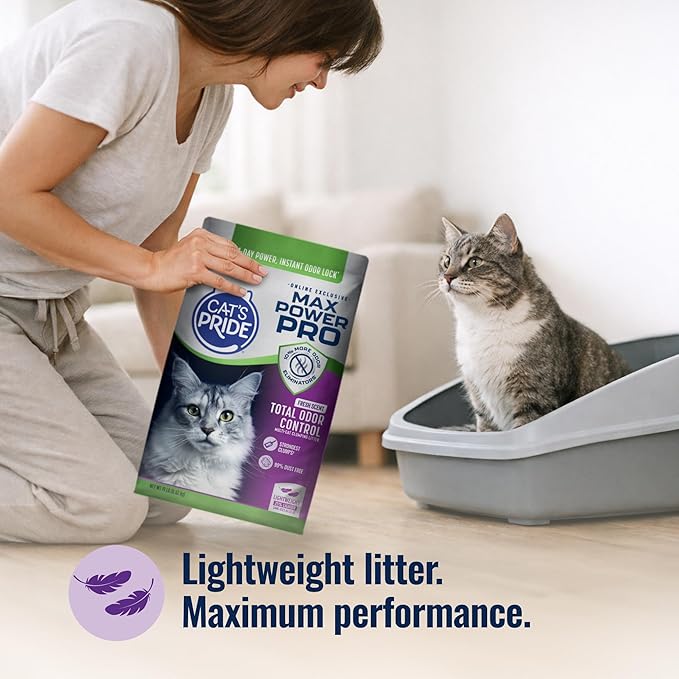 Cat's Pride Max Power Pro Lightweight Cat Litter, Fresh Scent - Image 4