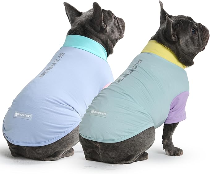Spark Paws Sunblock Dog T-Shirt, SPF30 Protection, Lightweight Breathable Quick by SparkPaws