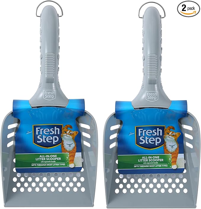Fresh Step All in One Cat Litter Scoop, Deep Shovel by FreshStep