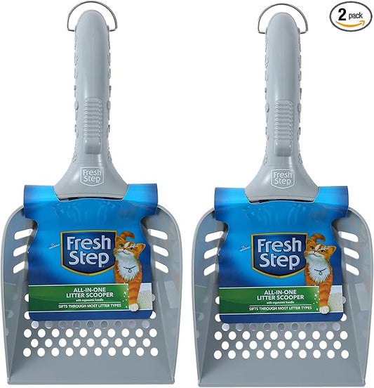 Fresh Step All in One Cat Litter Scoop, Deep Shovel by FreshStep