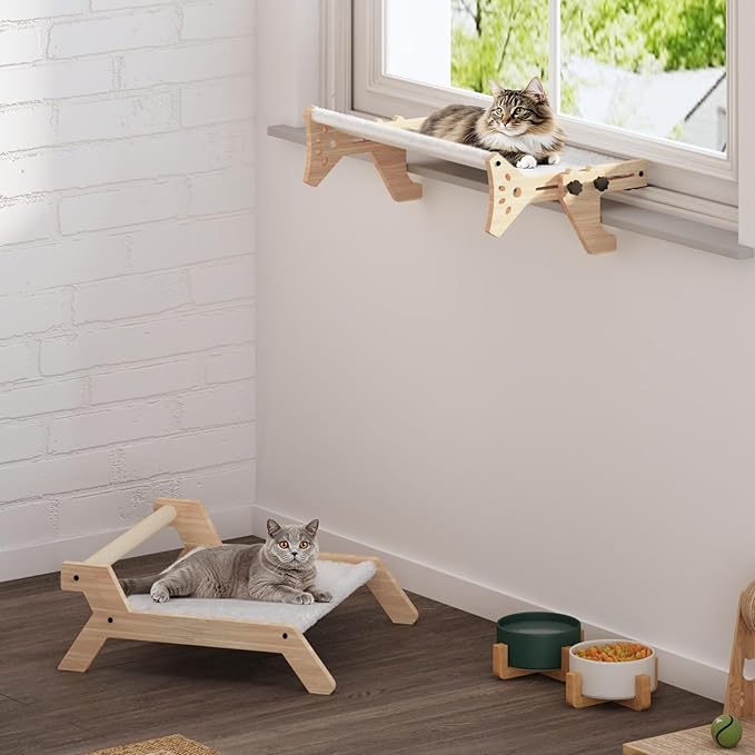 HOOBRO Cat Perch for Window Sill - Image 8