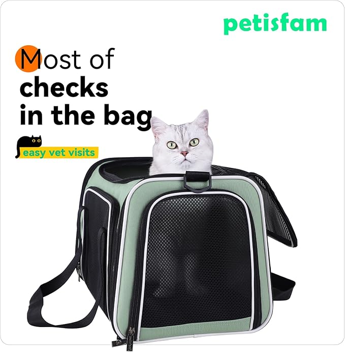 Top Load Cat Carrier for Medium Cats and Small Dogs - Image 3