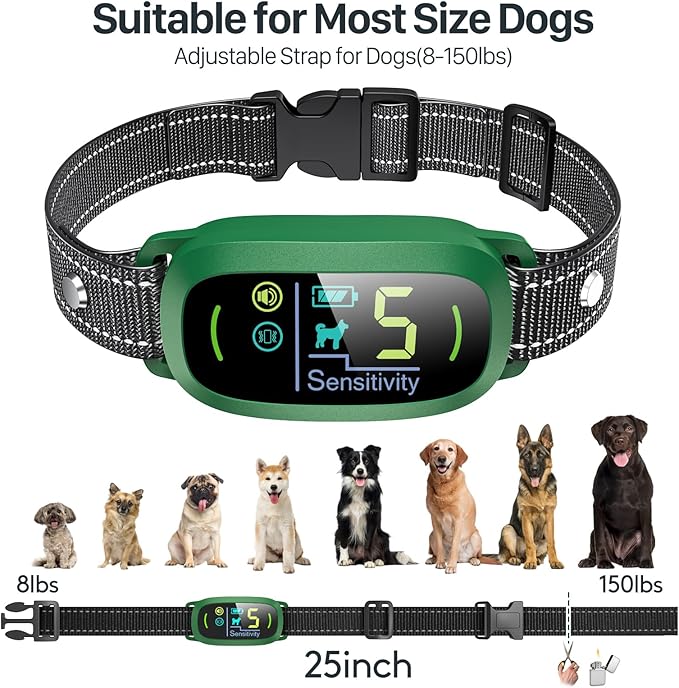 FAFAFROG Dog Bark Collar, Rechargeable Smart Collar, Anti Barking Training - Image 5