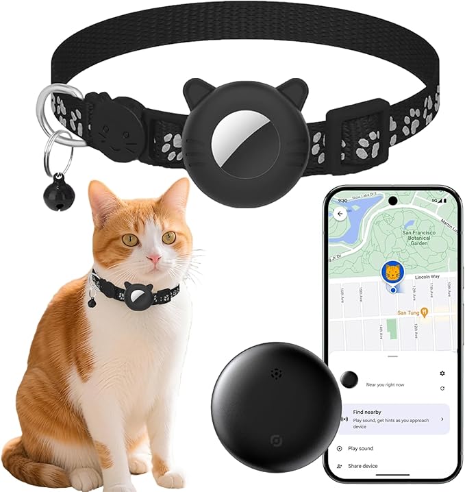 GPS Cat Tracker with Collar, Smart Tracker by Unknown