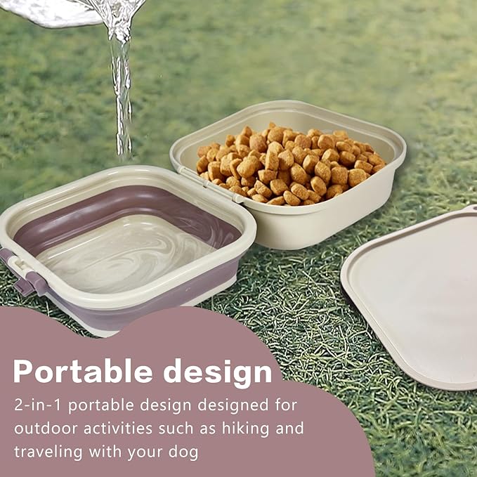Collapsible Dog Water Bowl, Portable Dog Bowl - Image 2
