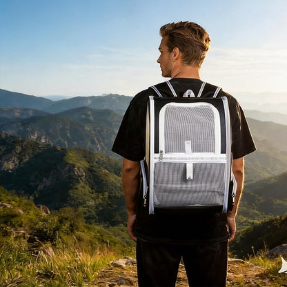 Cat Carrier Backpack, Dog Backpack, Ventilate Pet Cats Puppy Dogs Birds Bunny - Image 3