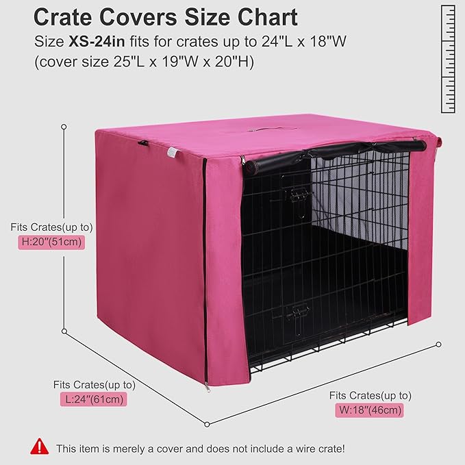 HiCaptain Breathable Dog Crate Cover 36 Inch, Durable Heavy Duty Kennel Cover - Image 6