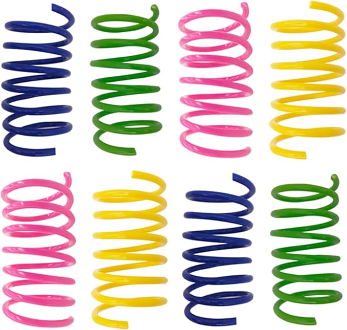 Cat Spring Toys, 24 Pack Cat Spiral Springs - Image 8