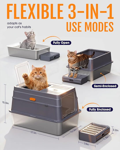 Powools Cat Litter Box - Image 5