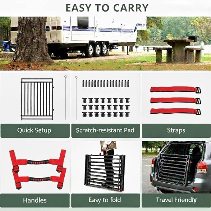 Dog Fence Outdoor Indoor, 47 Inches Height 32 Panels Dog Playpen - Image 5