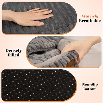CHEERPALS Cat Cave Bed for Indoor Cats, Washable Covered Cat Bed Hooded Kitty - Image 4