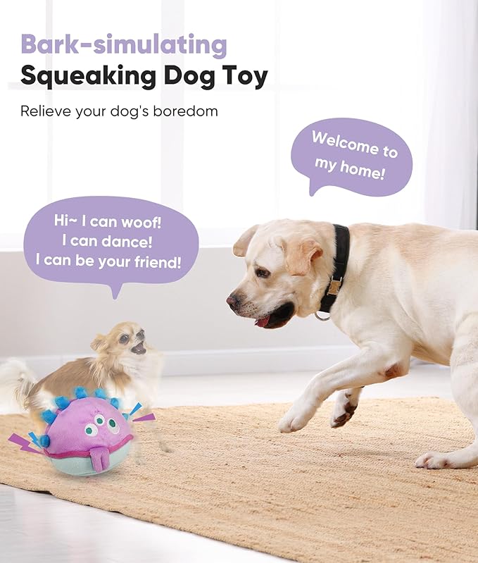 Petbobi Interactive Dog Toys Ball, USB Rechargeable Moving Dog Toy - Image 2