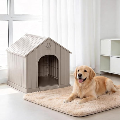 DRATO Indoor & Outdoor Dog Houses, Resin Material Dog House - Image 2