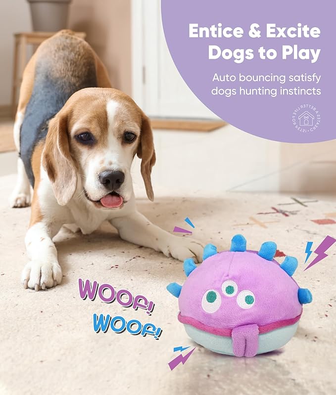 Petbobi Interactive Dog Toys Ball, USB Rechargeable Moving Dog Toy - Image 3