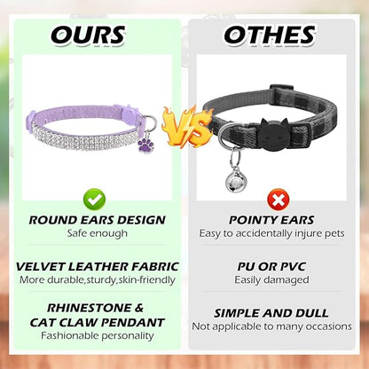 EXPAWLORER Soft Velvet Safe Cat Collars - Image 7