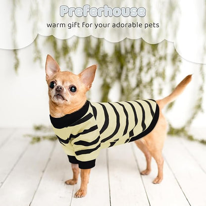 Dog Striped T-Shirts for Small Dogs Cats, Dog Vest Pet Apparel Tee Shirts - Image 5