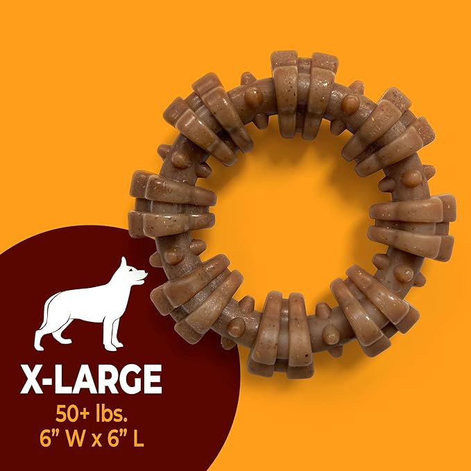 Nylabone Strong Chew Textured Ring Dog Toy Made - Image 6