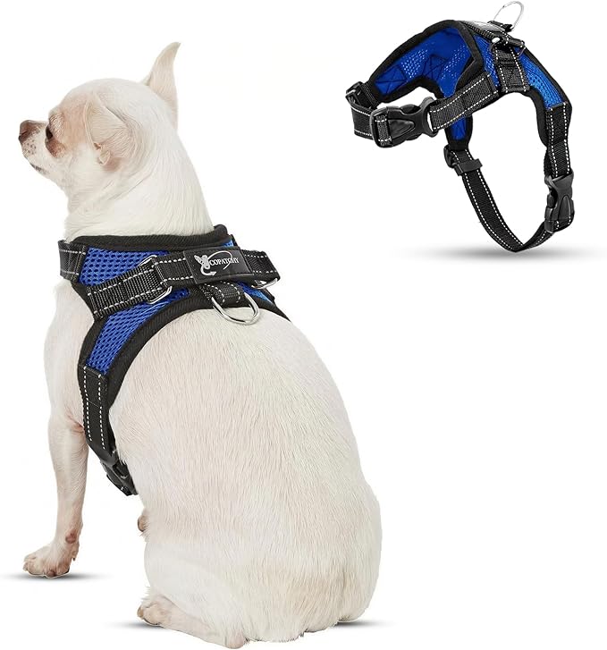 No Pull Reflective Adjustable Dog Harness by Copatchy