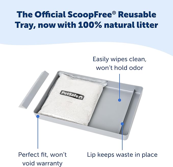 PetSafe Scoop-Free Natural Litter Reusable Tray - Image 2