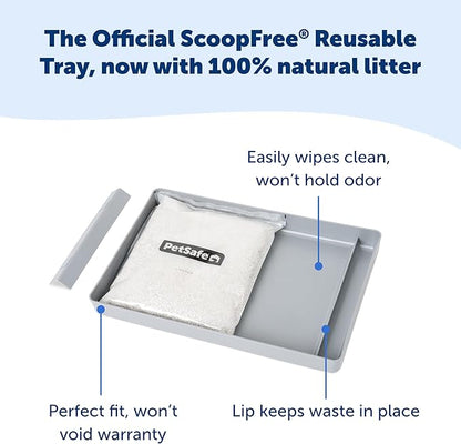 PetSafe Scoop-Free Natural Litter Reusable Tray - Image 2