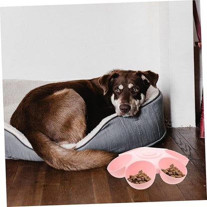 Decorative Flower-Shaped Cat Dog Feeding Bowl Multi-Functional Pet Food and - Image 7