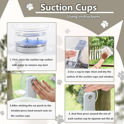 Cat Window Perch Seat Hammock, Foldable Hammock - Image 5