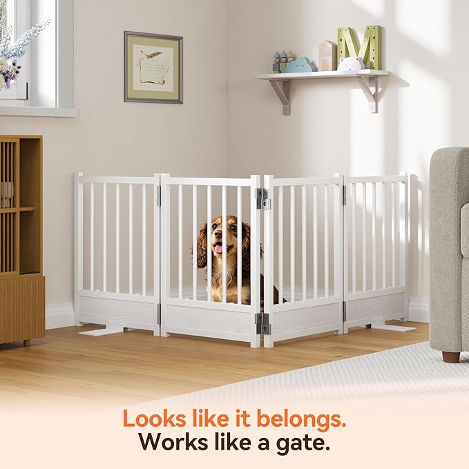 Reinforced Base Small Dog Gate, Modern Step-Over Metal Dog Gate - Image 6