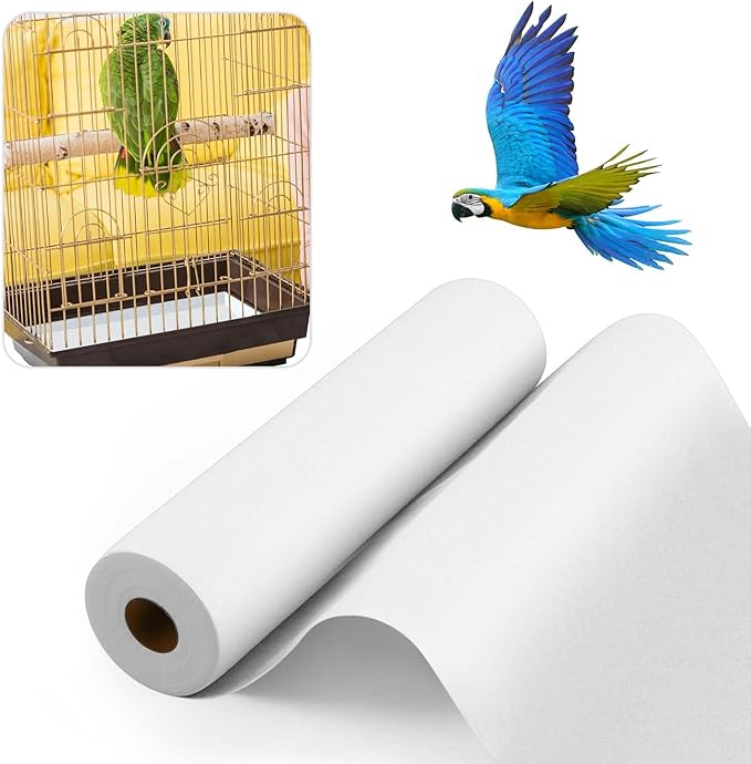 Drydiet 100 ft x 11 Inch Bird Cage Liner Disposable Cages Cushion Pad Mat by Drydiet