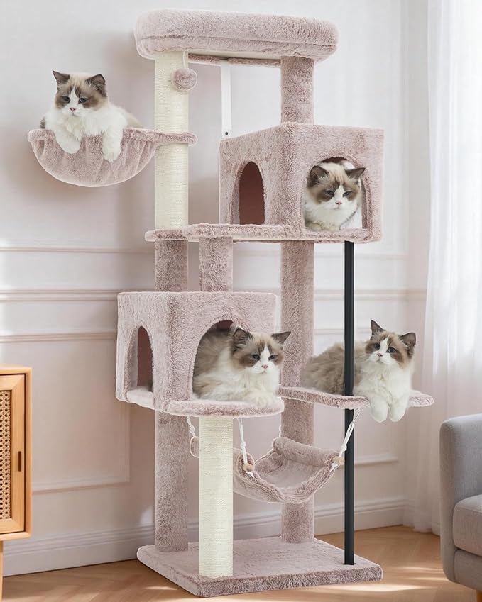 Gitelsnour 51.2'' Cat Tree Tower, Cat Tower by Gitelnour