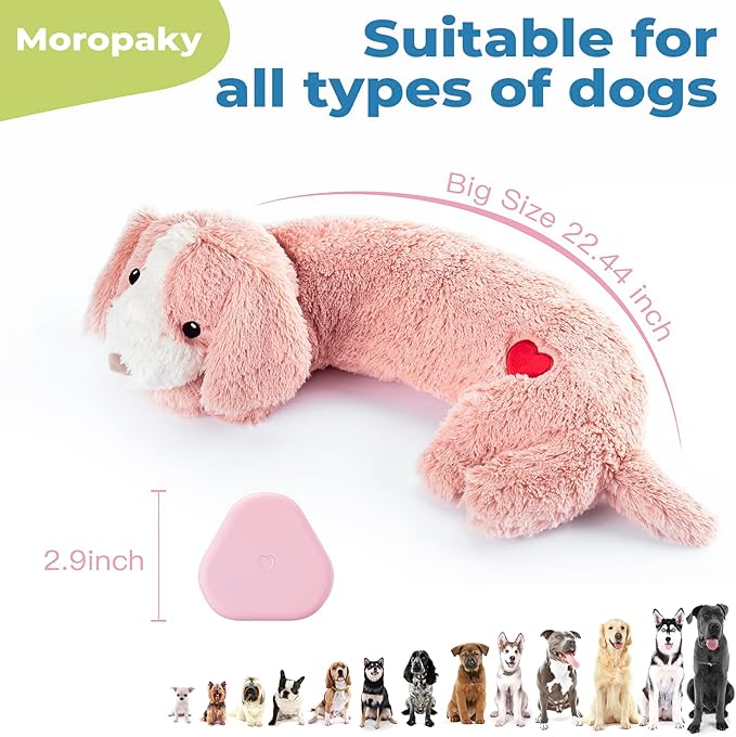 Moropaky Heartbeat Toy Puppy Heartbeat Stuffed Toy - Image 7