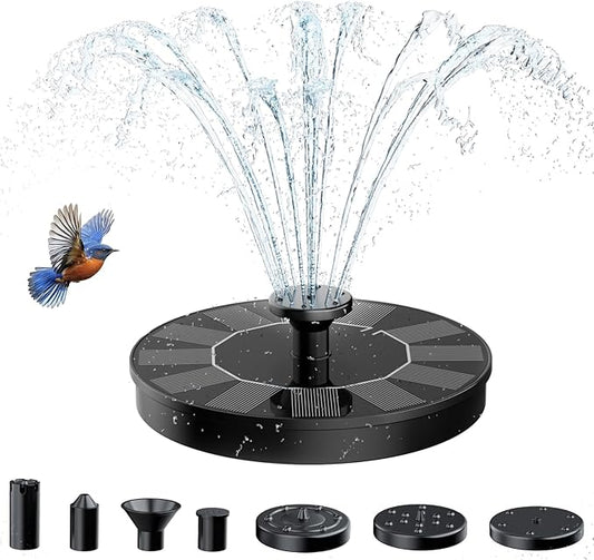 AMZtime 1.4W Solar Fountain by AMZtime-NaturalCreativity