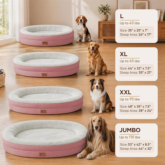Orthopedic Dog Bed for Extra Large Dogs, XL Waterproof Dog Bed - Image 6