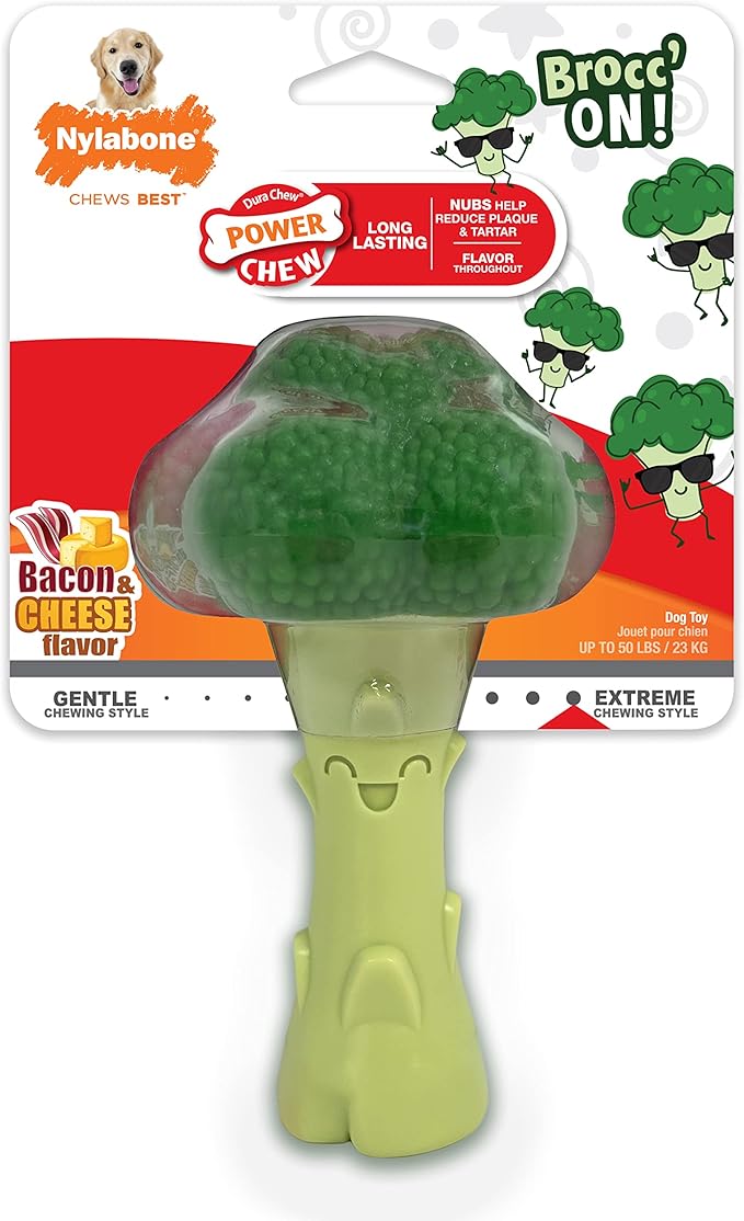 Nylabone Broccoli Power Chew Toy - Image 10