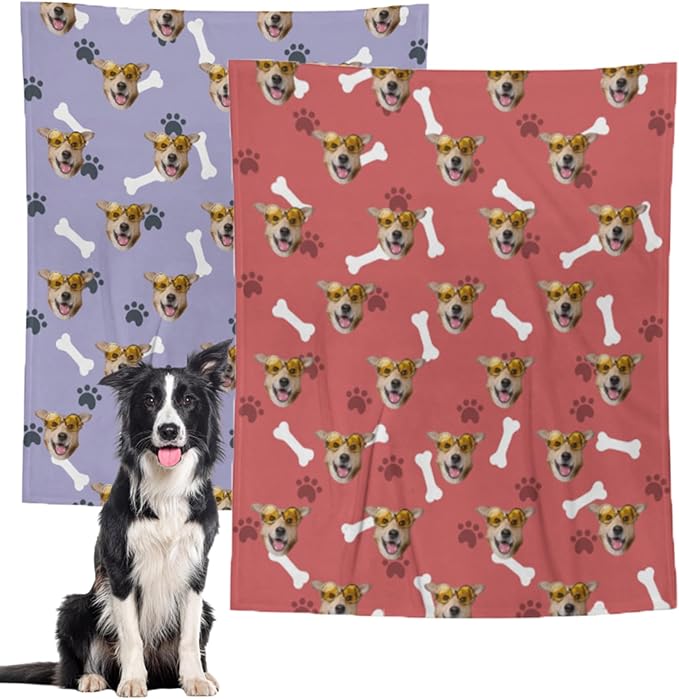 Customized Dog Blanket with Name by MYESCUSTOM