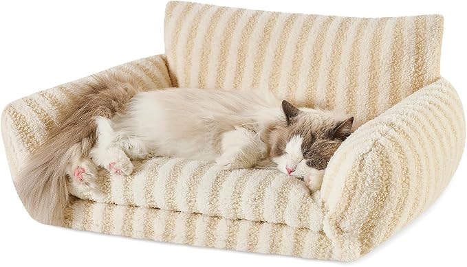 Hollypet Cat Bed Fluffy Plush Multifunctional Double-Layer Machine Washable by Hollypet