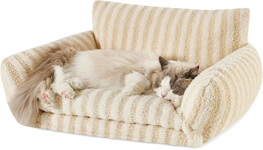 Hollypet Cat Bed Fluffy Plush Multifunctional Double-Layer Machine Washable by Hollypet