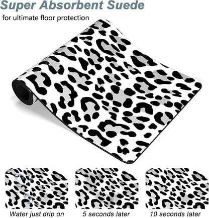Rnivvi Dog Food Mat, Cute Anti-Slip Rubber Pet Feeding Rug Protect Floors - Image 3