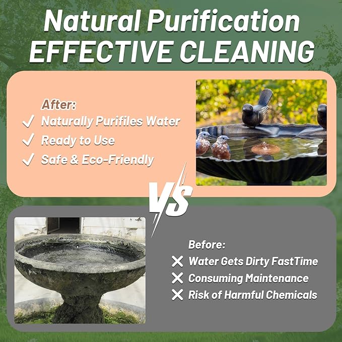 CTTZCKJ 3PCS Pure Copper Bird Bath Purification Disk - Image 4