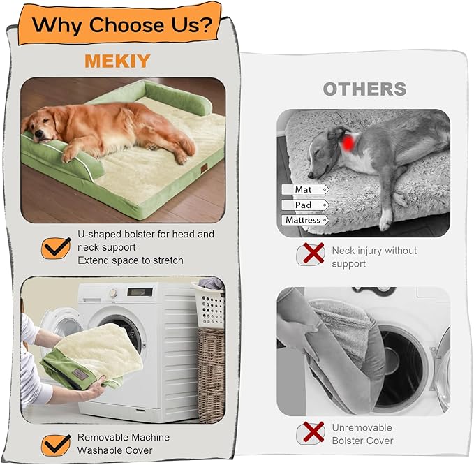 Large Dog Bed Orthopedic Washable - Image 4