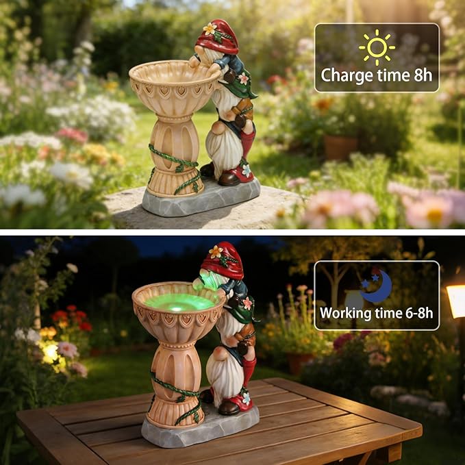 Sheaifun Garden Gnomes Outdoor Gnomes Garden Decorations - Image 4