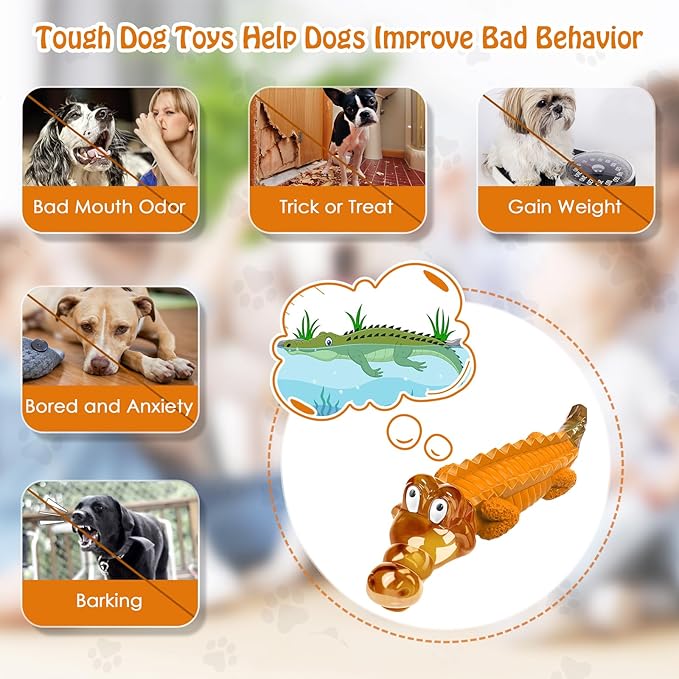 Jeefome Dog Toy for Aggressive Chewers – Dog Chew Toy for Small&Medium & Large - Image 4