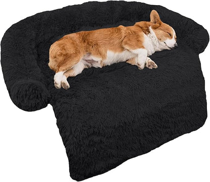 GGIB Calming Dog Bed Fluffy Plush Dog Mat by GGIB