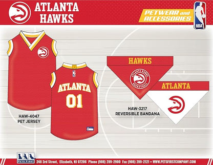 Pets First NBA Atlanta Hawks Dog Jersey, Medium- Tank Top Basketball Pet Jersey - Image 7