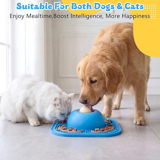 Slow Feeder Dog Bowls & Lick Mat - Image 4