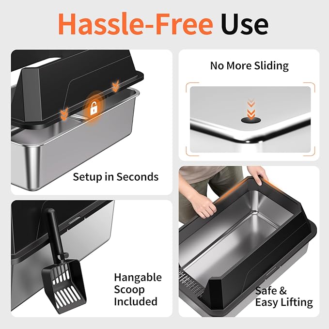 Stainless Steel Litter Box - Image 9