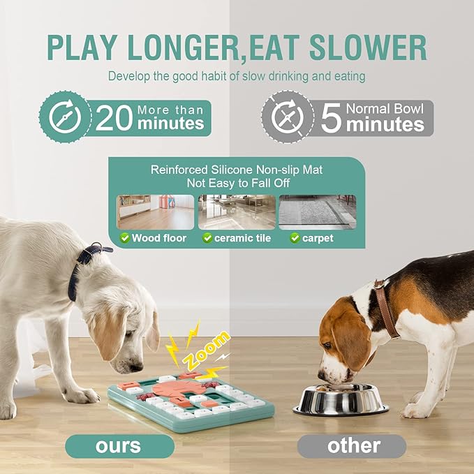 FOXMM Dog Puzzle Toys, Interactive Treat Puzzle Dog Toy - Image 5