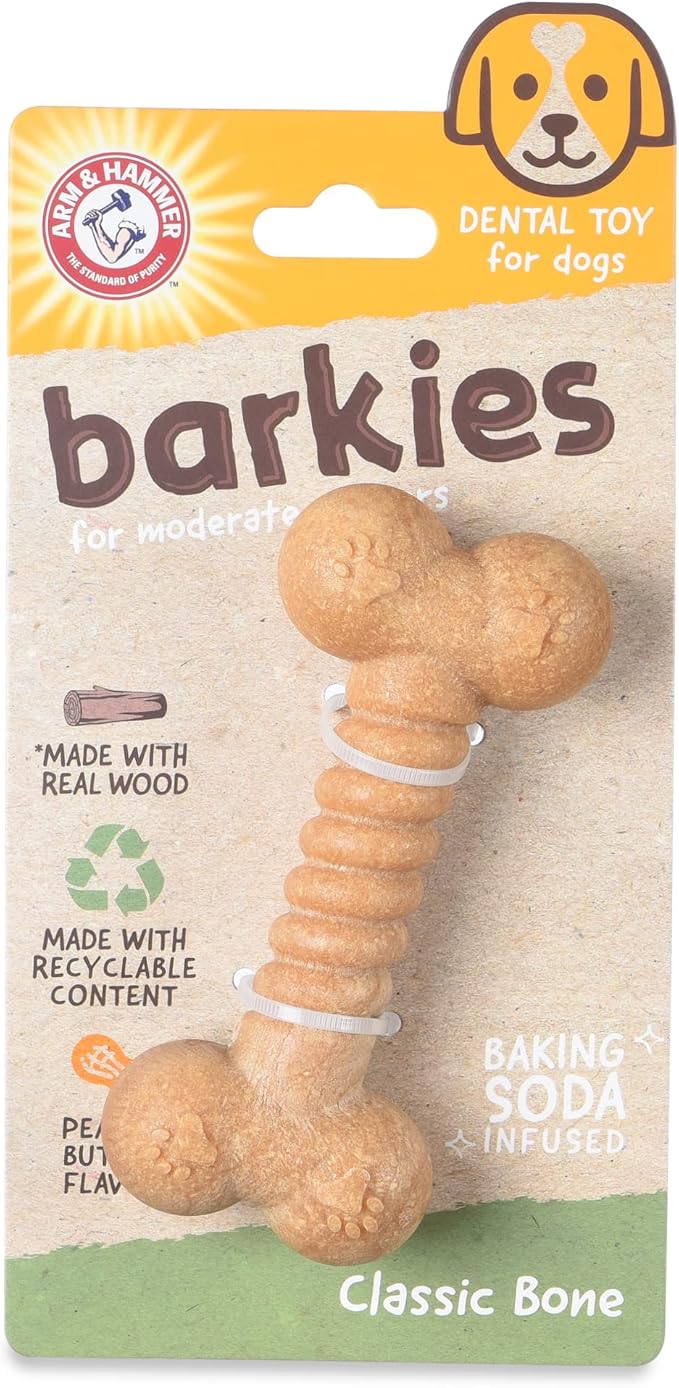 Arm & Hammer for Pets Barkies Classic Bone Compressed Wood Collection, 5 Inch - Image 8