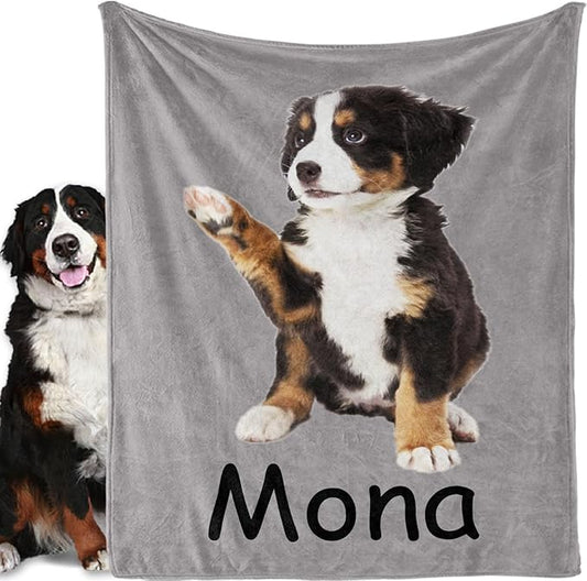 Personalized Dog Blanket, Customized Pet Blankets by GlisterGlow