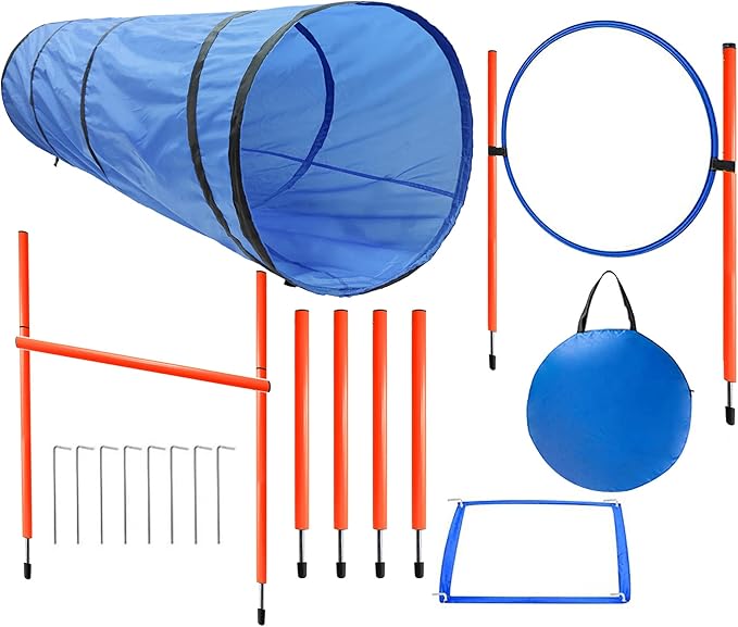 Dog Agility Training Equipment, Obstacle Agility Training Starter Kit - Image 2